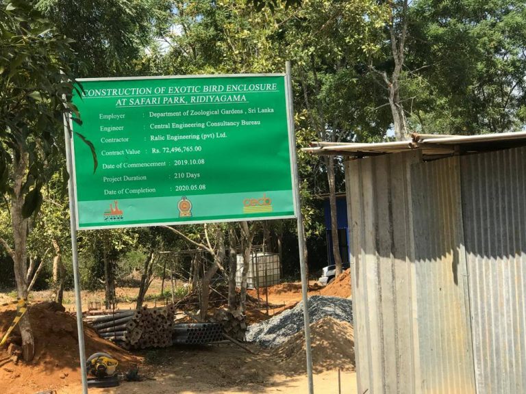 Construction of Exotic Bird Enclosure